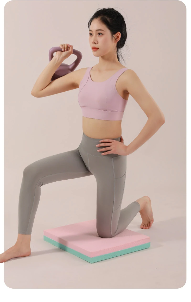 Balance-Pad, rutschfeste Schaumstoffmatte, Knöchel, Knieschoner, Kissen, Kern, Balance, Kraft, Stabilität, Training, Fitness, Yoga-Pad, Yoga und Fitness – Detail 7