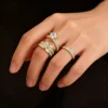 92834-ae856a.jpg Ensemble de 3 bagues en acier inoxydable plaqué or avec zircone (CZ) pour femme, bijoux classiques, accessoires, cadeau