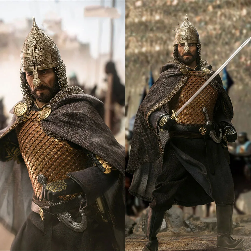 

Poptoys Ex035 Egypt The King Of Saladin 1/6 Male Soldier Full Set Brave Fighter 12" Action Figure Model Best Collection Gift