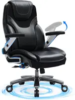 Big and Tall Office Chair with 5D Adjustable Arms, 600lbs Ergonomic Executive Chair with Adjustable Lumbar Support, Fabric and P 1