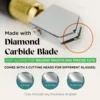 5PCS/SET Diamond Glass Cutter Professional Glass Bottle Tile Mirror Cutting Tools Oil Feed Diamond Cutter For 2-20mm Thick Glass 4