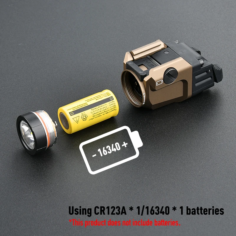 Tactical TR-7 X Mounted Light 800Lumens Hunting Airsoft Flashlight