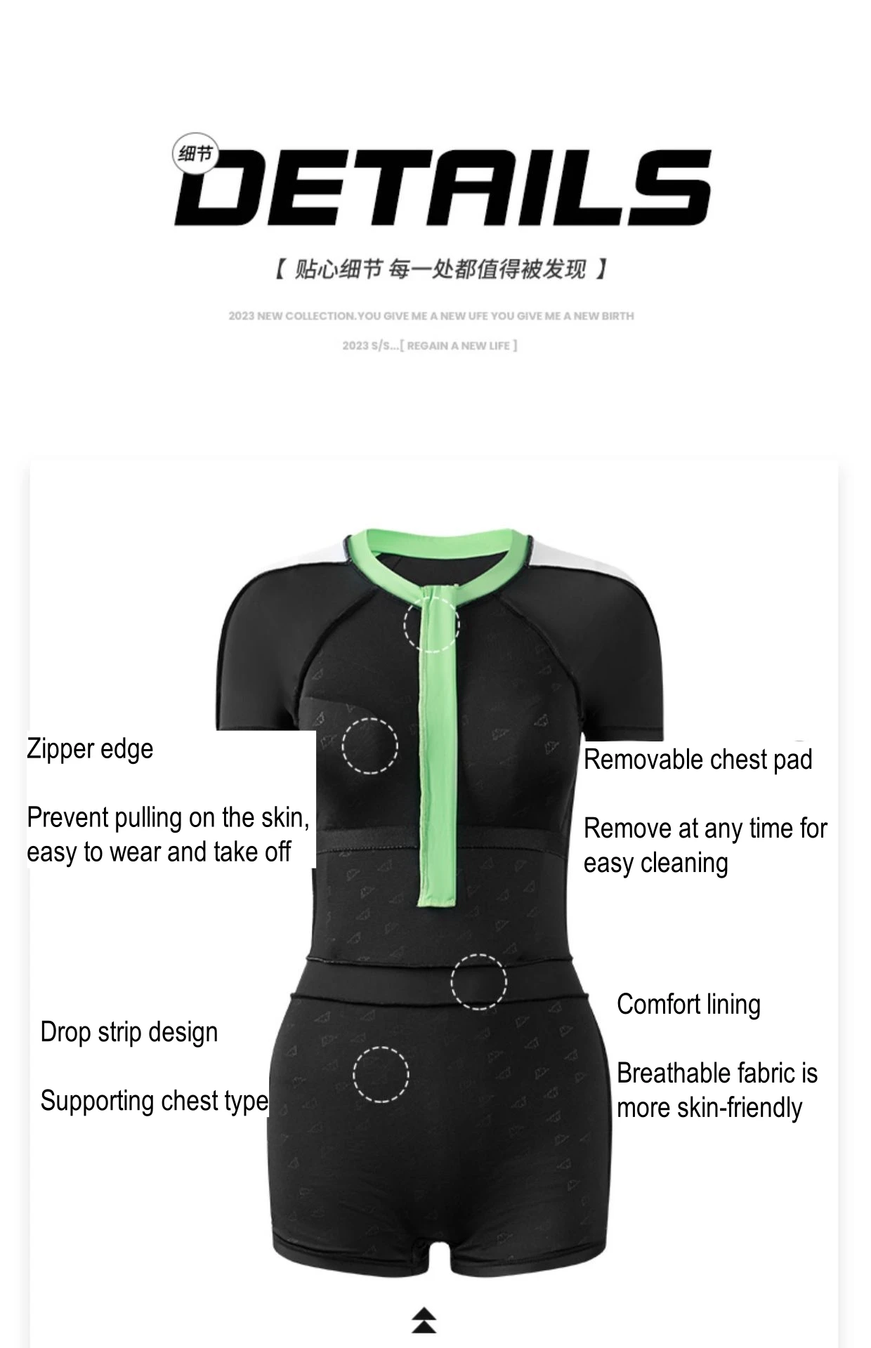 Women One Piece Short Sleeve Professional WaterProof Push Up Surfing SwimWear UV Protection Quick-Dry Beach Bathing SwimSuit
