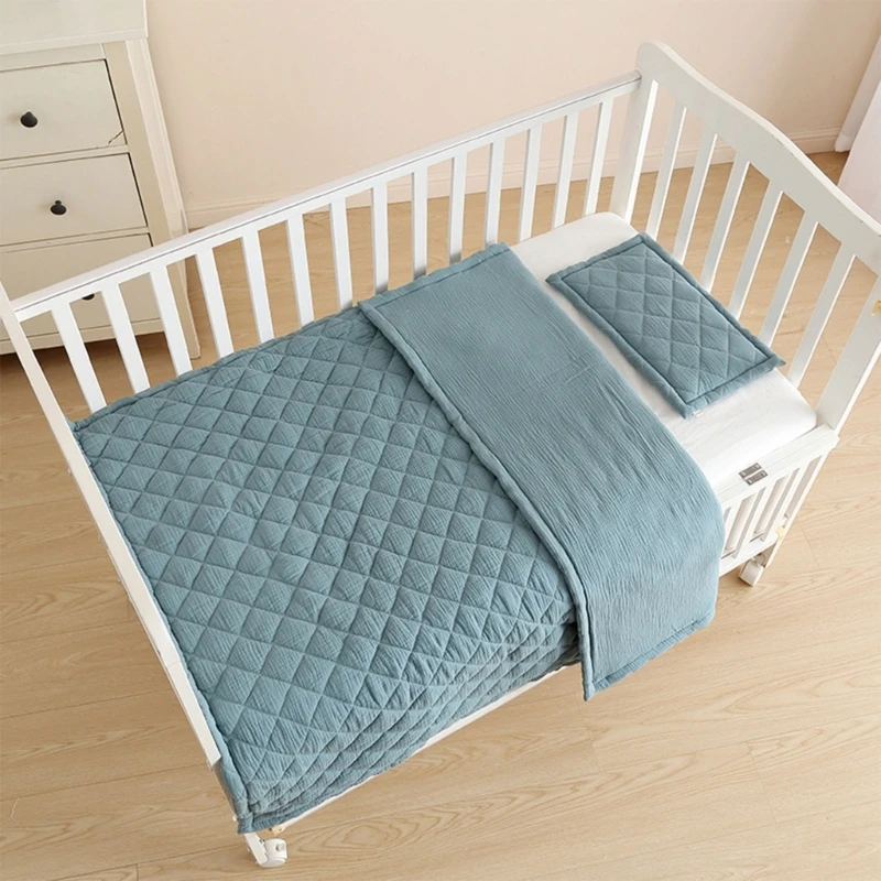 Cotton Baby Blanket Soft & Breathable Baby Blanket Lightweight for Newborns & Infants Idealfor Cribs Cradles & Strollers