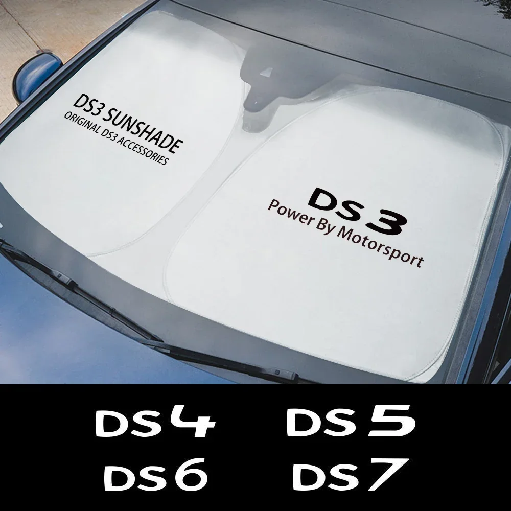 Flodable Car Front Windshield Sunshade Cover Anti UV Sun Auto Acccessories DS Citroen DS3 Cabrio DS4 DS5 Prestige DS6 DS7