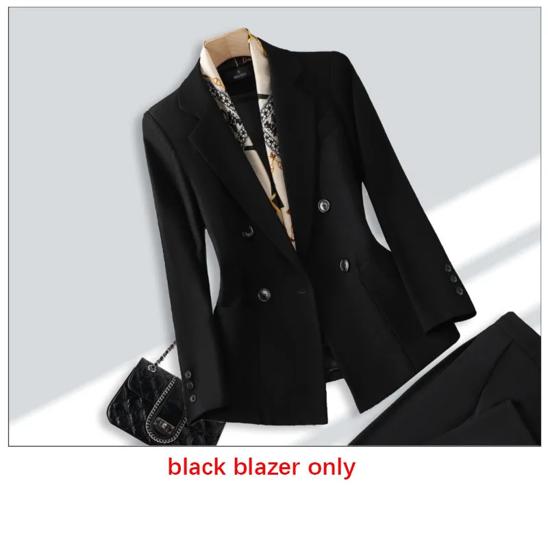 Tesco Autumn Women's Suit Set Solid Blazer Pants 2 Piece Set Office Lady Streetwear Suit Clothes Formal Outfits blazer mujer