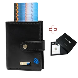 Smart Anti - Loss Wallet with GPS Tracker and Camera (Black - 1 With Box)