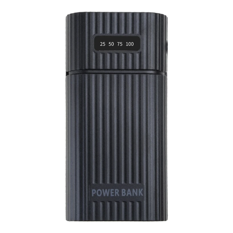 DIY 18650 18700 20700 21700 Battery Power Bank Charger Type C PD+QC3.0 USB Output Flashlight Cellphone Tablet