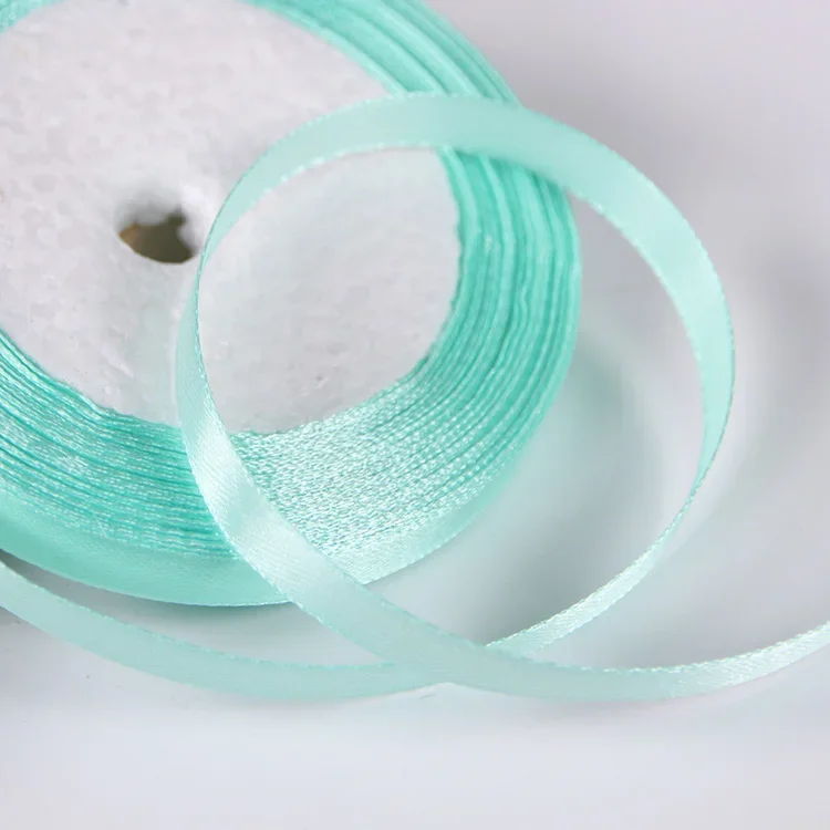Satin Ribbon for DIY Crafts and Decorations - 10mm Width, Multiple Color Options