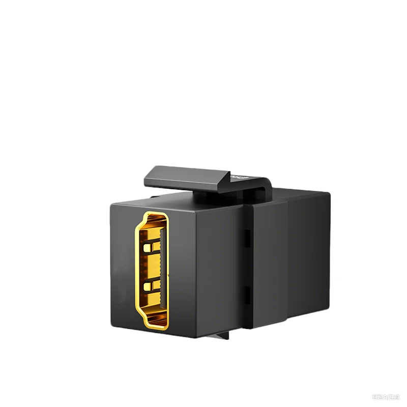 Universal Keystone Jack Adapter with USB 3.0, Type C, RJ45, and 4K HDMI Snap-In Connectors