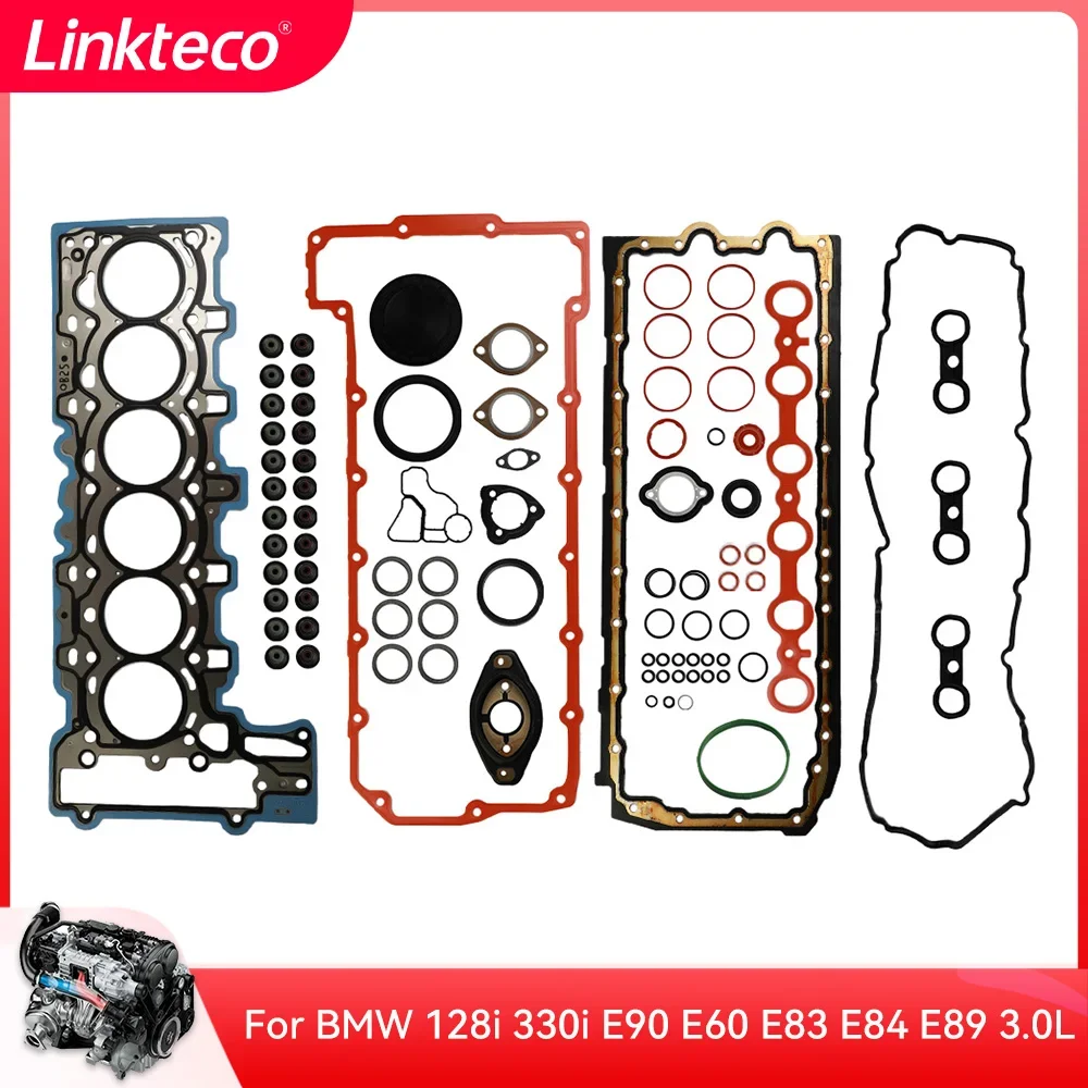 Engine Cylinder Head Full gasket set For 08-18 2.5 3.0 T L BMW N52B25 N52B30 N53B30 N54 N55B30 135i X1 X3 X4 X5 X6 2.5L 3.0L