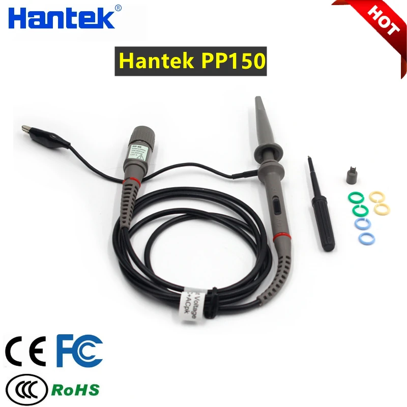 Hantek PP-150 100MHZ High Voltage Oscilloscope Probe Kit with BNC Interface Design and 10:1 Attenuation oscilloscope probe