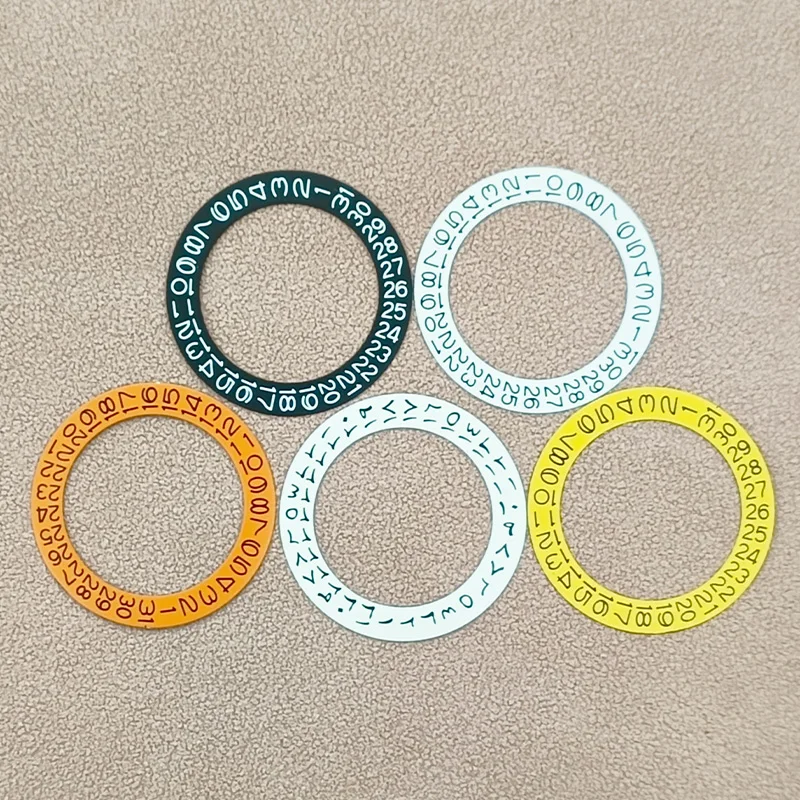Day Date Dial Patch with Automatic Movement and Date Wheel Paste Tablets