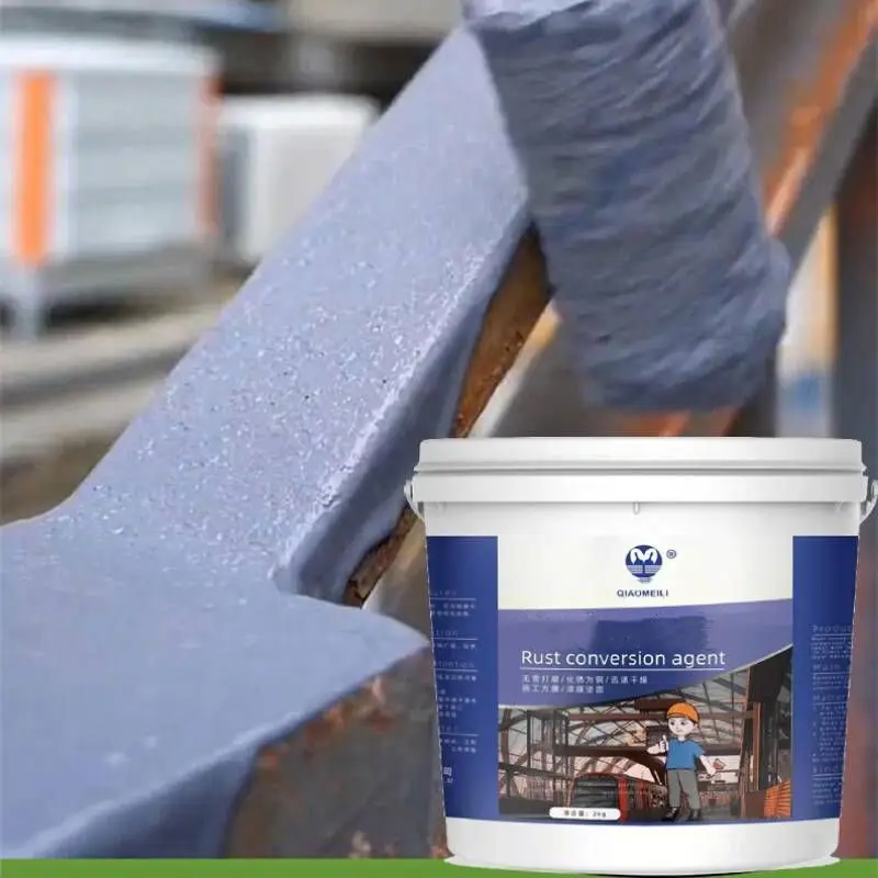 Rust Removal Paint 500g Metal Rust Remover Rust Conversion Agent Grinding-free Solid Agent Color Steel Refurbishment Metal Anti-rust Paint