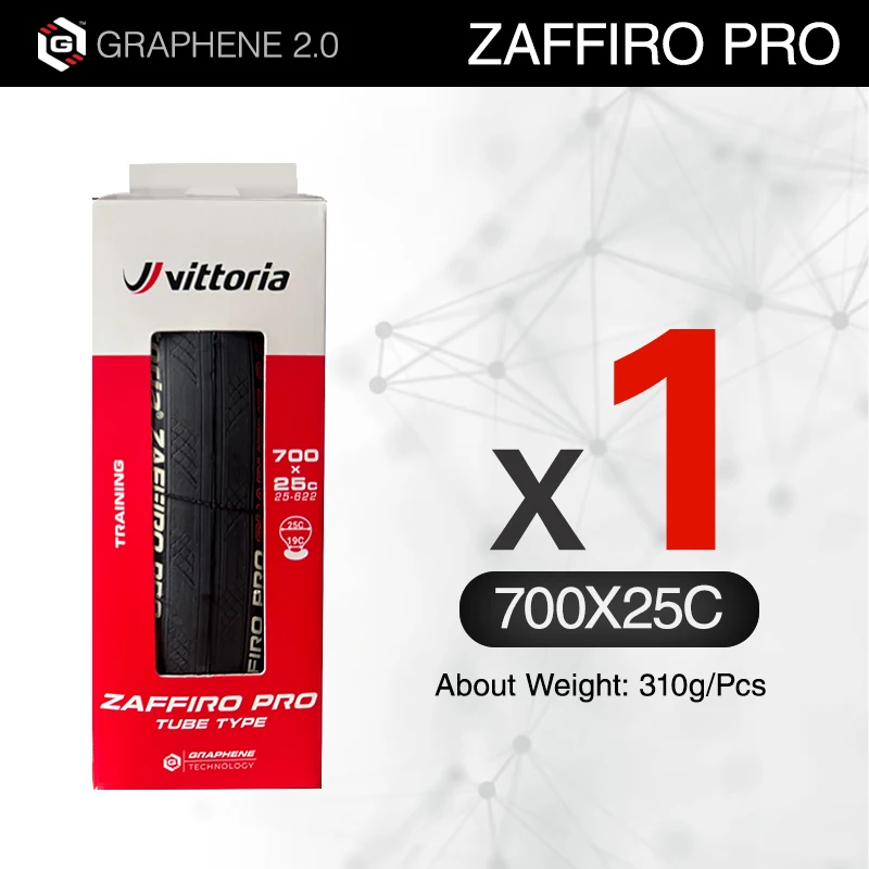 Vittoria Zaffiro Pro V 700X25C/28C Tire Road Bike Tires Set with