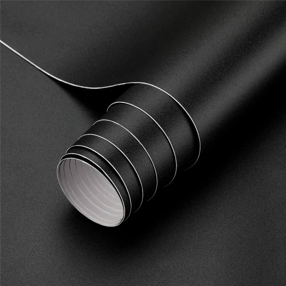 Contact Paper Waterproof Self Adhesive  Waterproof Self-adhesive Vinyl  Paper - Black - Aliexpress