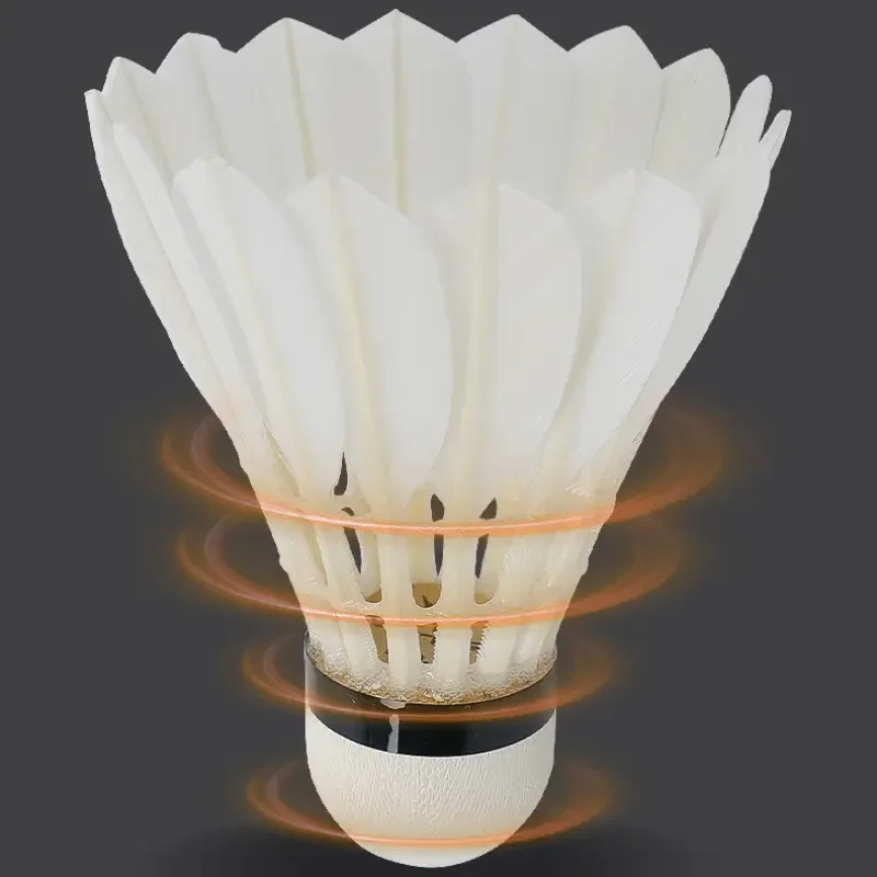 Robuste Federbälle Aus Entenfedern Für Das Badminton Training_voghion.com