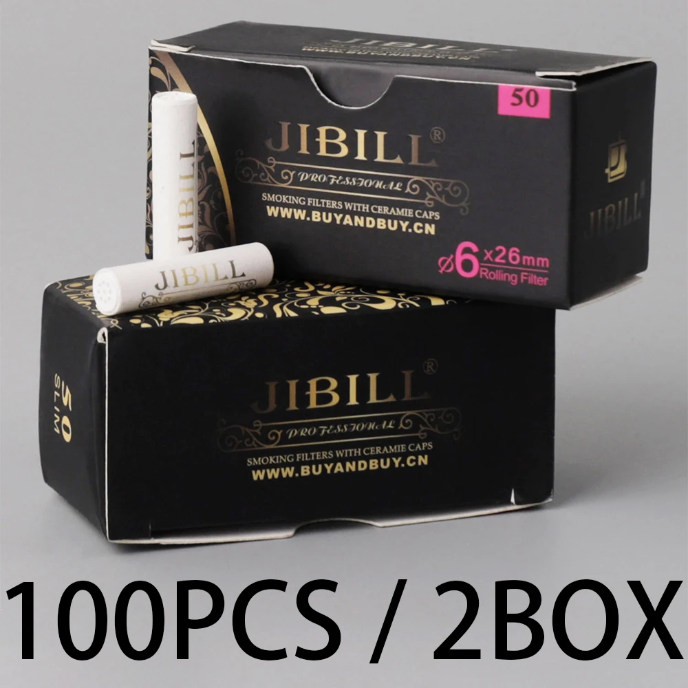 100PcsSmokingPipeFilters6mmTubeFilterdoublesidedCeramic