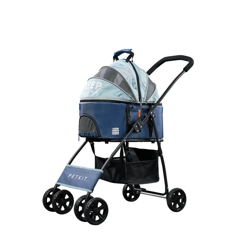 

Handcart, lightweight and foldable, dog and paparazzi, cart bag, separate cage, small size for outdoor use