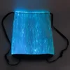 Optical Fiber Fabric Intelligent Luminous Drawstring Bag Colorful LED Backpack Outdoor Running Sport Bag 파우치 сумка Bolsa De Tela 2