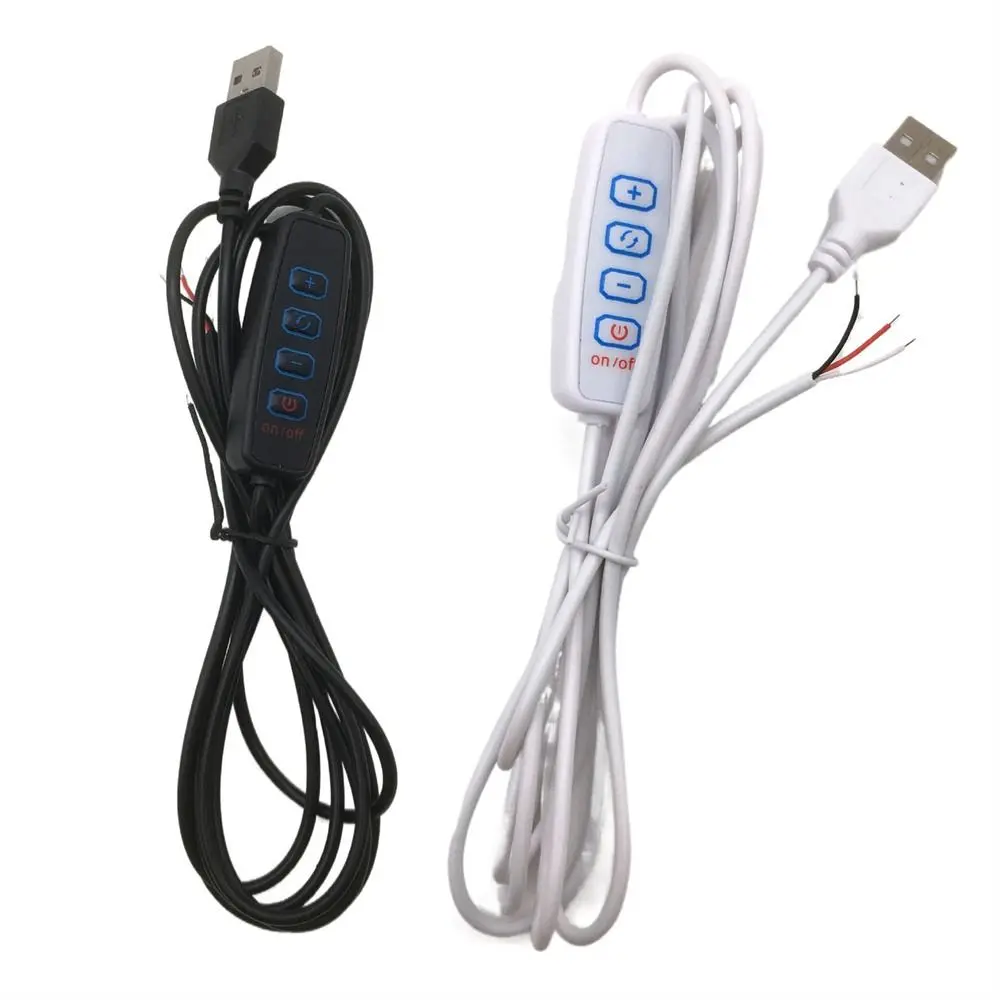 

USB-порт DC 5V Удлинительный кабель Регулировка яркости подходящий цвет ВКЛ./ВЫКЛ.