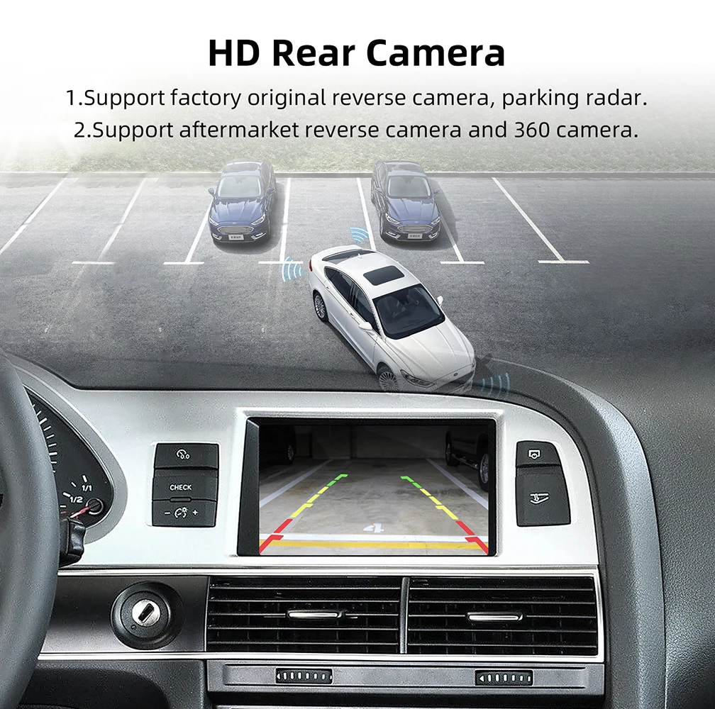 Per Audi A6 Q7 2009-2015 Wireless CarPlay Android Auto con sistema MMI 3G con AirPlay Mirror Link Navigazione Bluetooth - Image 5