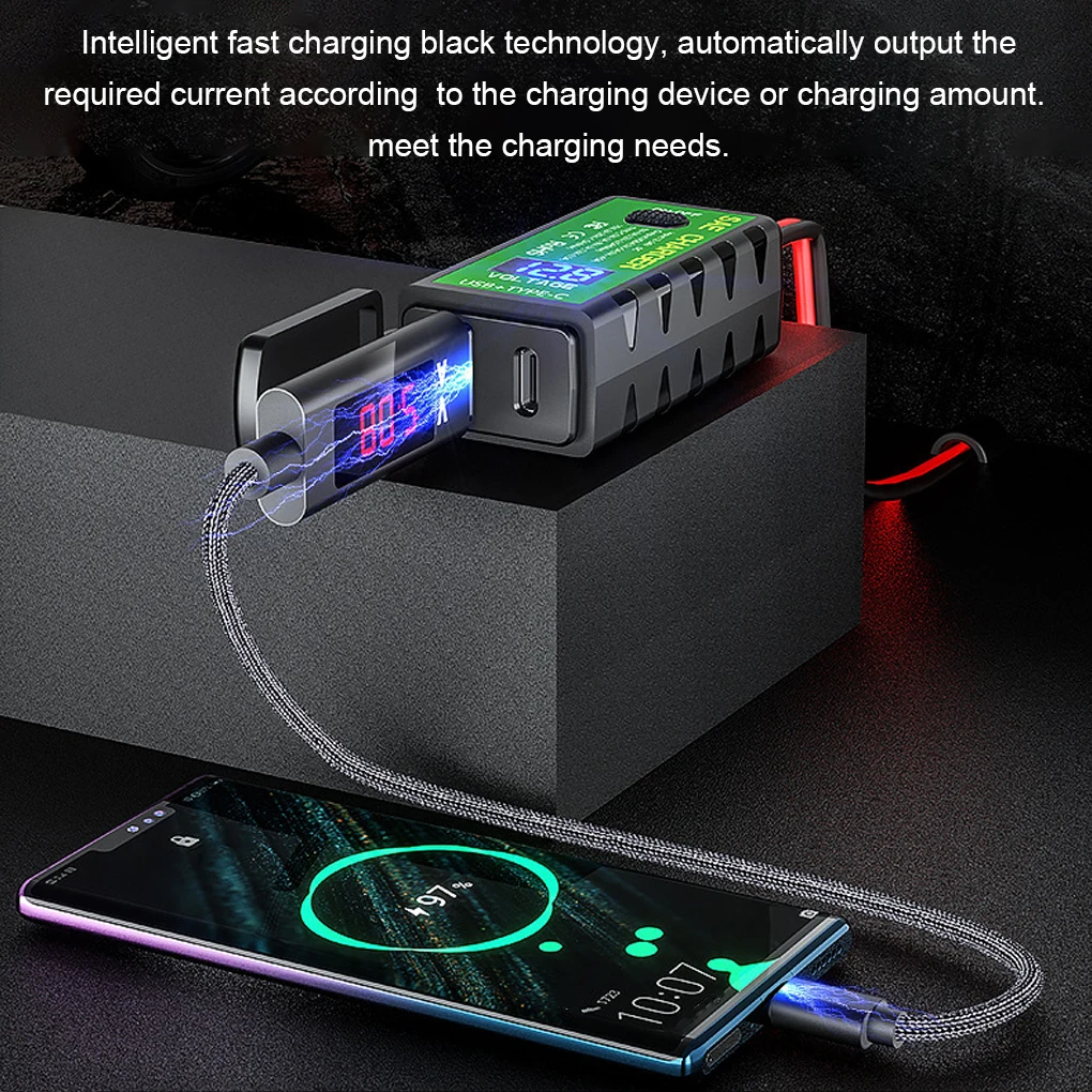 

Зарядное устройство для мотоциклов с двумя USB-портами