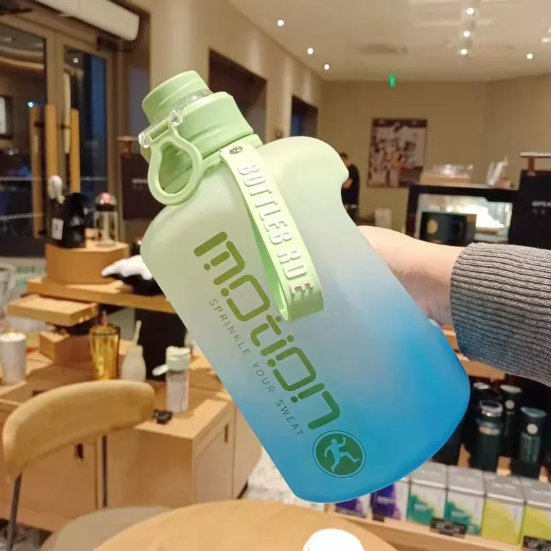 

Outdoor Travel Fitness Water Cup Water Bottle Large Capacity Sports Square Sports Water Cup Bucket Cup Portable Big Bottle