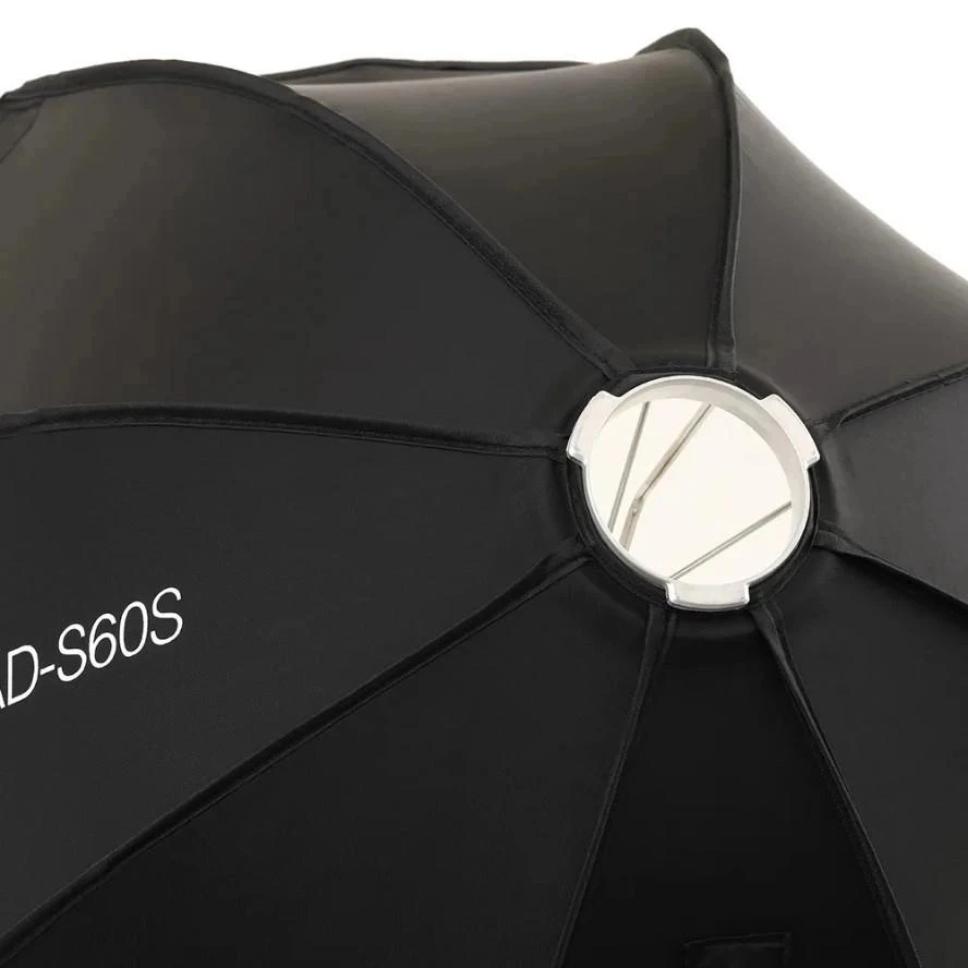 Godox AD-S60S AD300PRO AD400PRO ML60용 벌집 그리드가 있는 60cm 실버 딥 파라볼릭 소프트박스 Godox 마운트 소프트박스