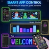 Demon Eyes Car LED Logo APP LED Matrix Pixel Panel Night Light DIY Programmable Flexible LED Display for Car Truck Accessorie 2
