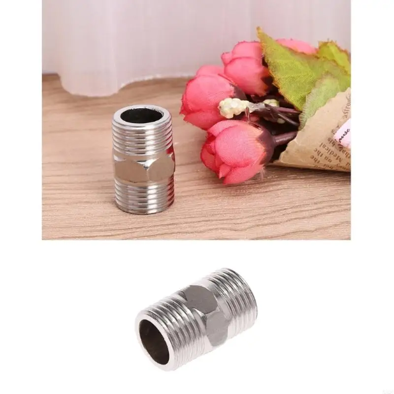 A52C Male x Male Nipple Stainless Steel SS304 Threaded Pipe Fitting NPT