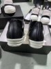 Brand Classic Design Retro Thick Shoelaces Black Cowhide Leather O-wen Men Shoe Lace-up Low Top Casual Women Street Flat Sneaker 2
