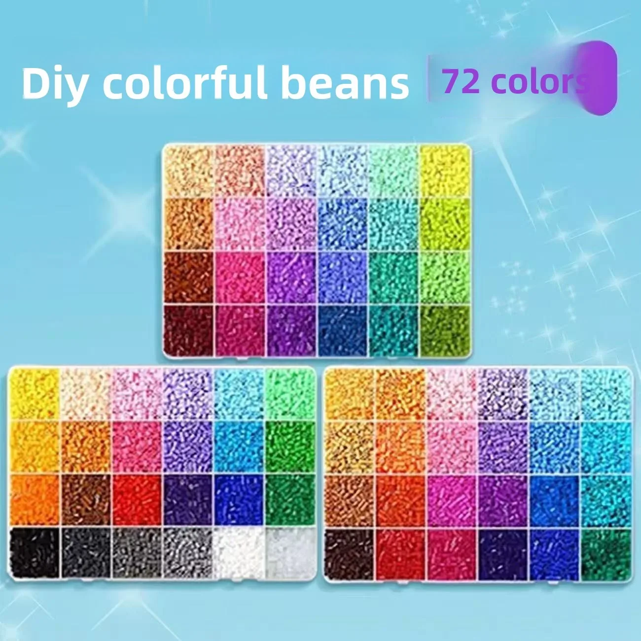 2.6mm 펄러 하마 퓨즈 비즈 DIY 아이언 모자이크 공예 세트 교육용 창의적인 문구류 수제 선물 및 장