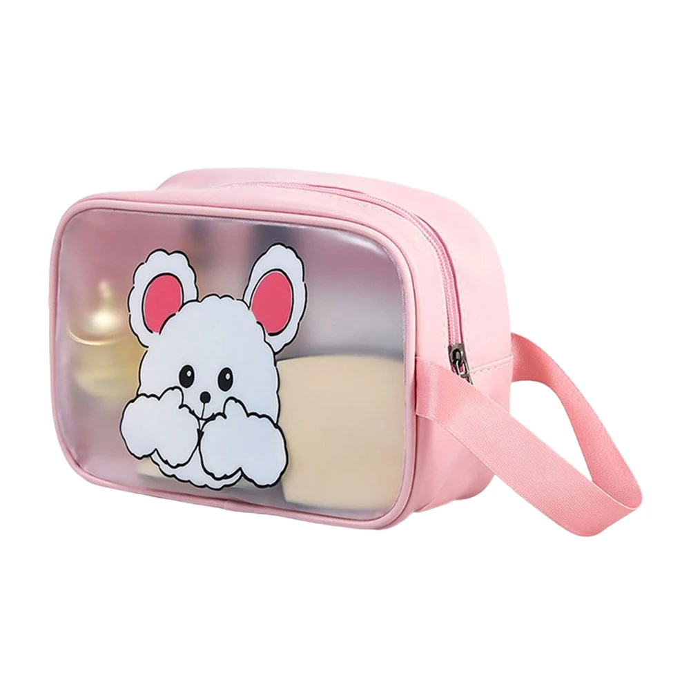 

Simple Zipper Makeup Bag Portable Multipurpose Toiletry Bag For Outdoor Traveling