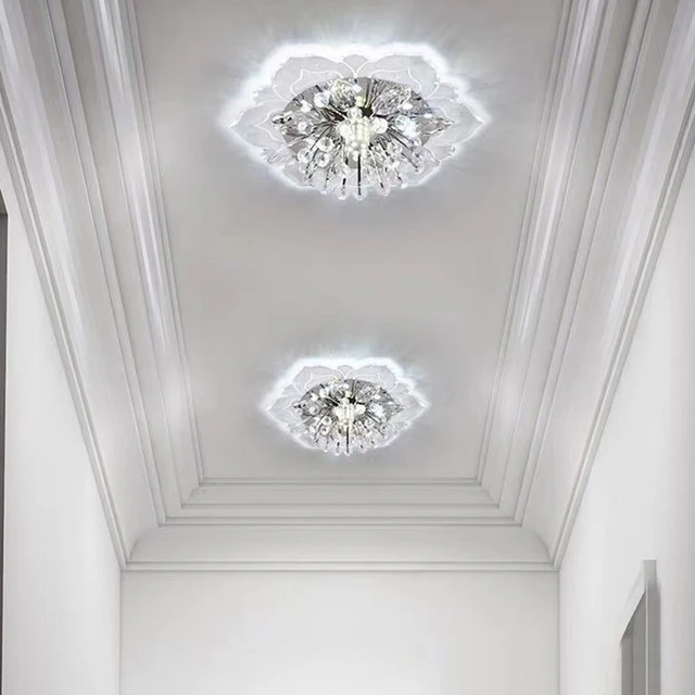 20cm 9w Moderne Cristal Led Plafonnier Luminaire Couloir Suspension Lustre