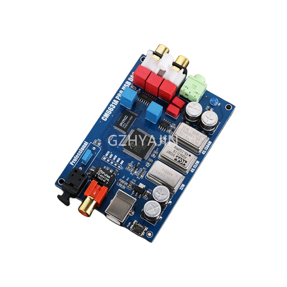 Digital Usb Interface Decodificador Board Placa Dac Áudio Placa de Som I2s Spdif Saída Coaxial 32bit a 24bit 192k Cm6631a Novo - Image 3
