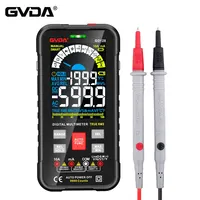 GVDA New 9999 Counts Digital Multimeter Smart Auto Range 1000V 10A Tester Meter Ohm Hz Capacitance REL True RMS AC DC DMM GD128 1