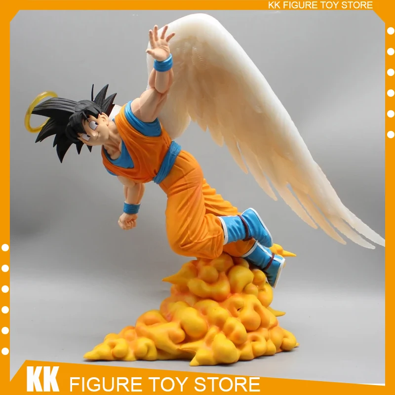 

28cm Dragon Ball Anime Figurine Angel Son Goku Kakarotto Standing Model Action Figure Statue Doll Decoration Christmas Toys Gift