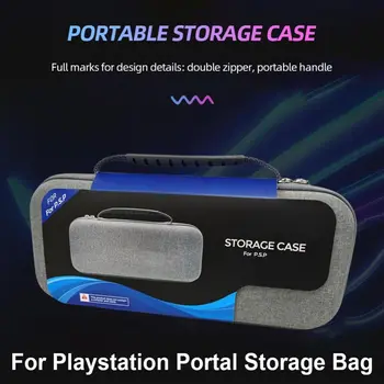 Accessori per Giochi, Borsa Portatile per Console, Custodia Rigida Antiurto, Cover Protettiva in EVA per PlayStation Portal