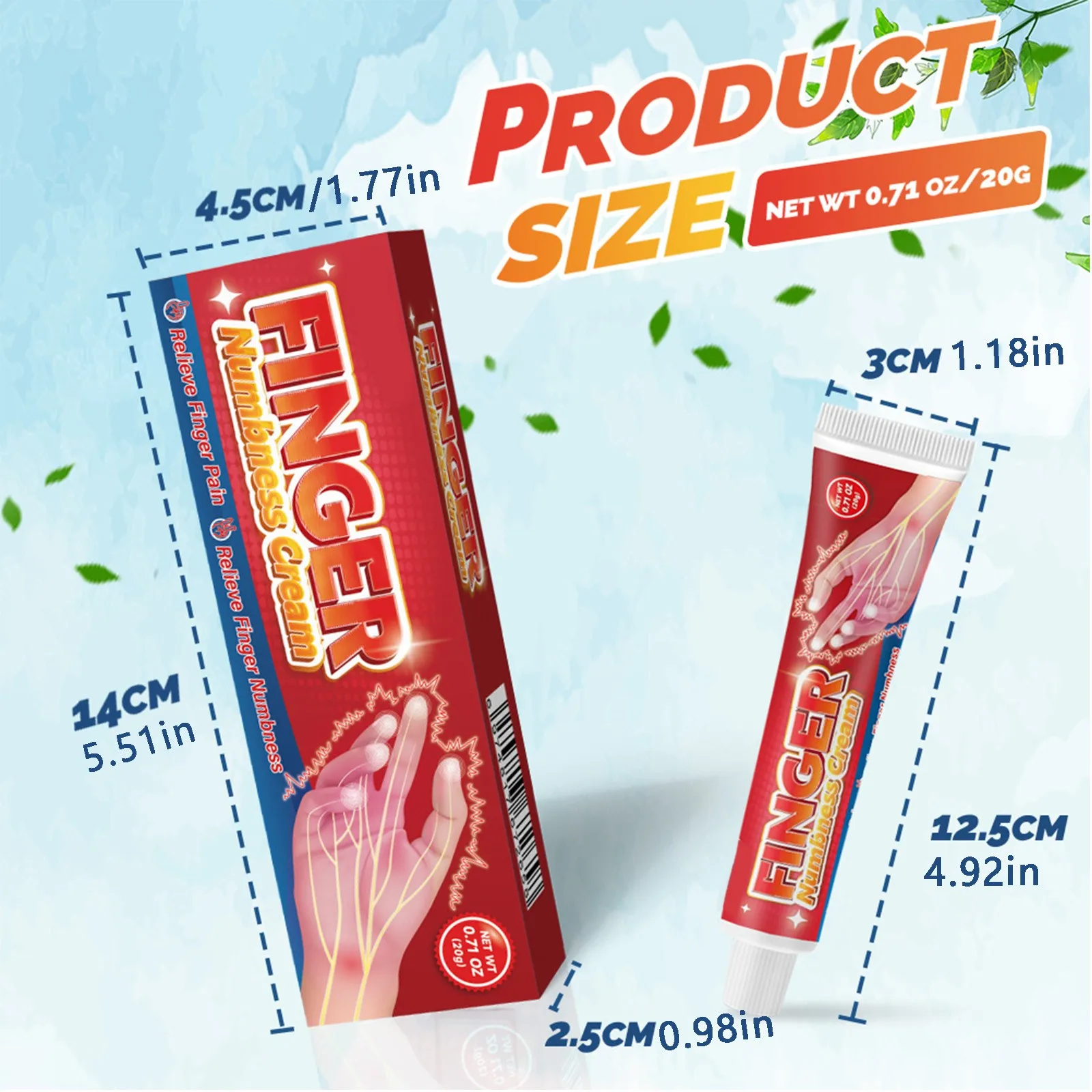 Muscle joint relief balm 30g Finger Hand Numbness Therapys Tendon Sheath Ointment Swollen Wrist Medicine Relief Parents Gifts