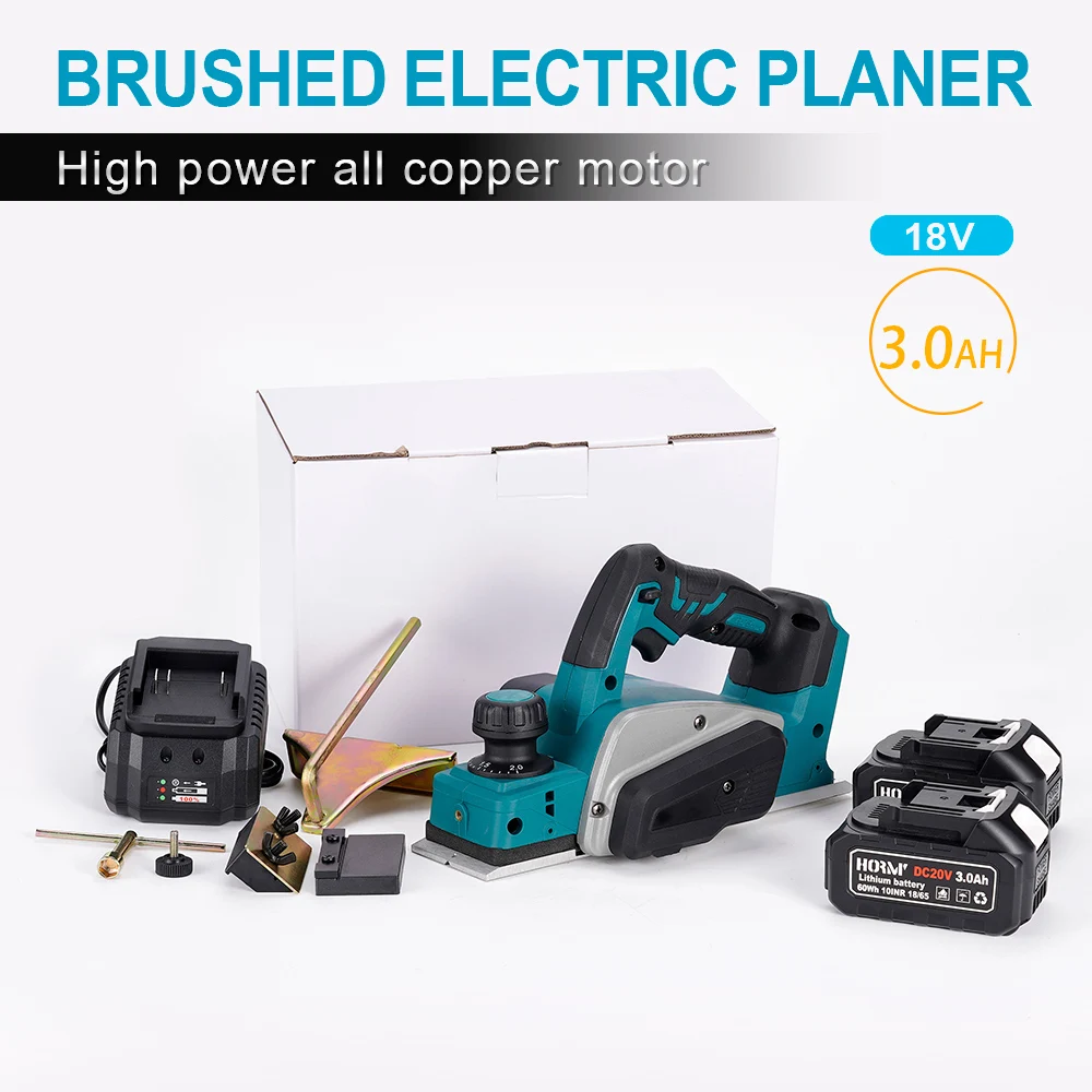 

Беспроводной Электрический строгальный станок 15000 об/мин, Электрический строгальный станок с гаечным ключом, деревообрабатывающий инструмент для батареи Makita