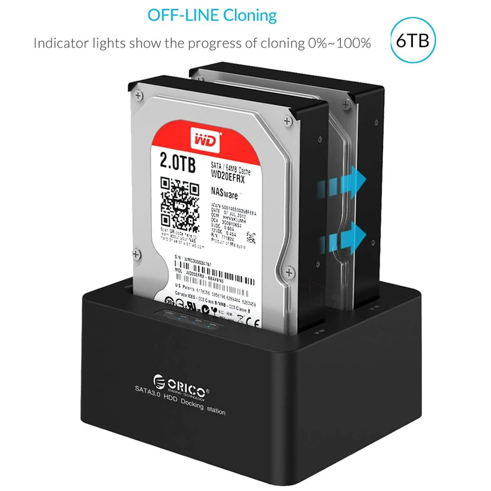 ORICO inch Hard Drive Docking Station SATA HDD SSD