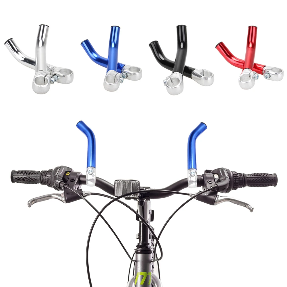 1Pair Bicycle Handlebar Horns Suitable For 22.2 Handlebar Aluminum