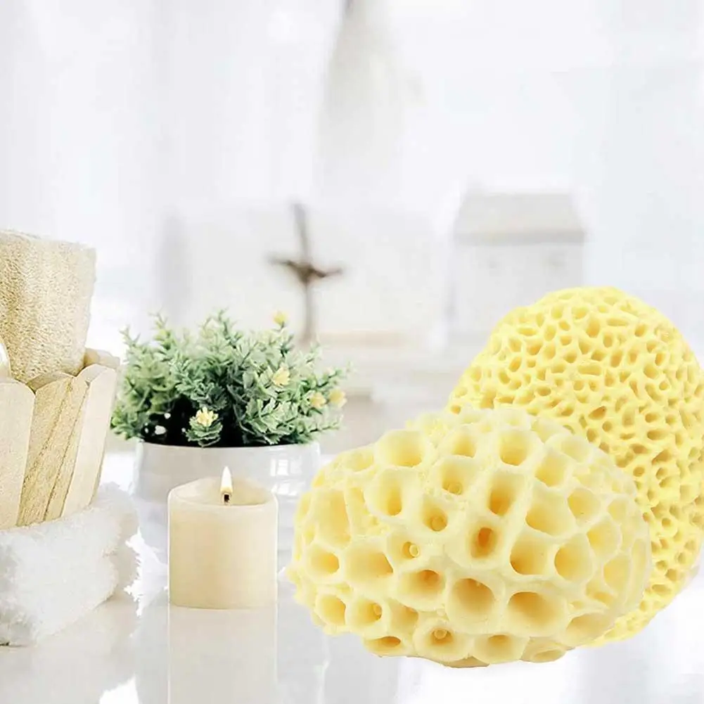 

Natural Sea Wool Sponge Replacement Dead Skin Remover Cleaning Foam Washing Massager Pouf Shower Exfoliating Sponge Body