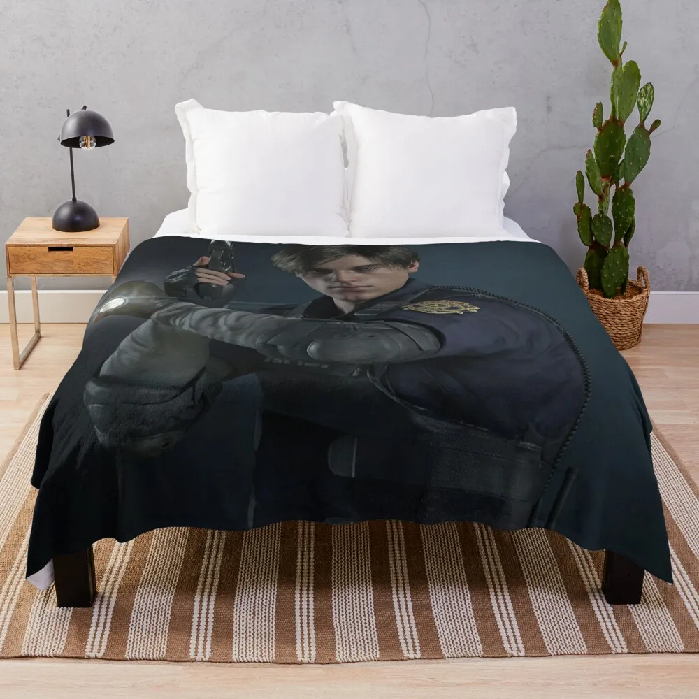 

Leon Kennedy Throw Blanket throw blanket for sofa For Sofa Plaid on the sofa