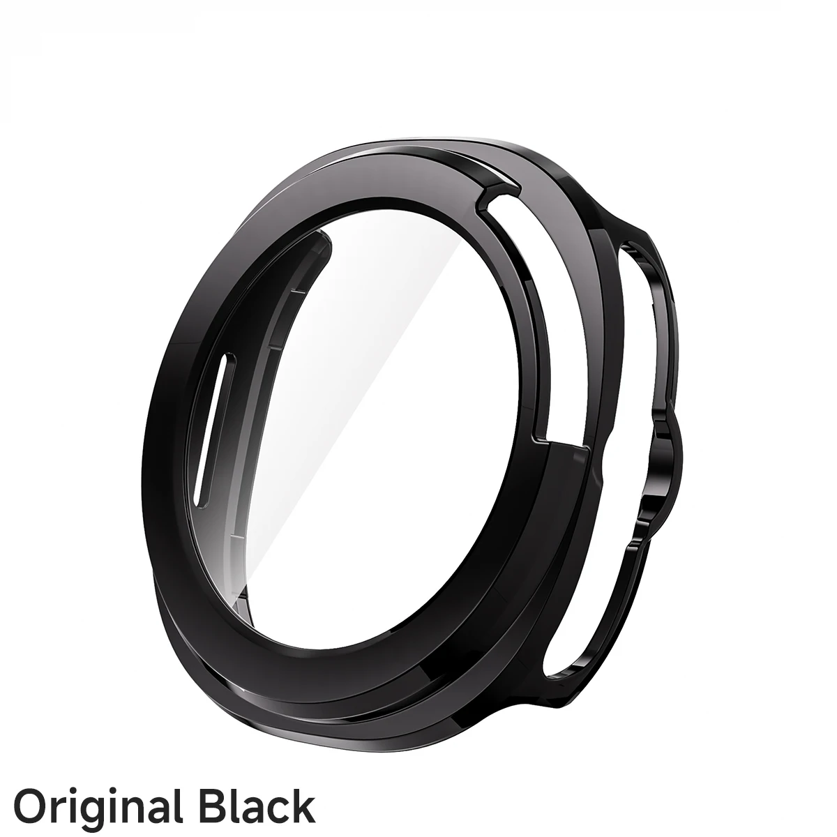 Enhanced Protective PC Case with Tempered Glass Screen Protector