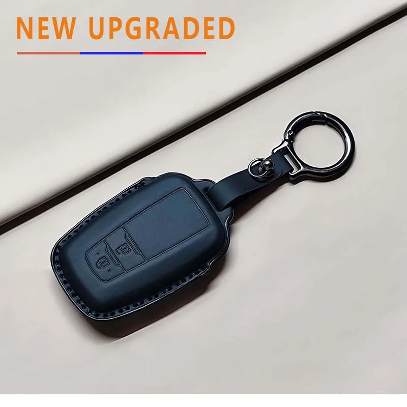 Premium PU Leather Car Remote Key Case Cover