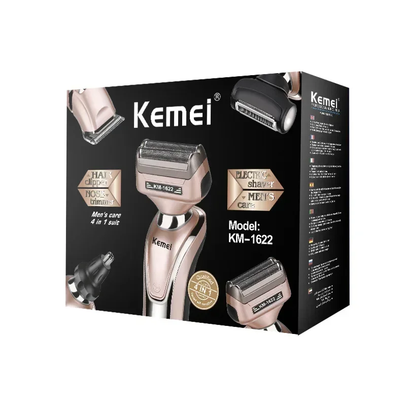 KEMEI KM-1622 Five in One Electric Multifunctional Nose Hair Clipper Shaver Hair Clipper 4