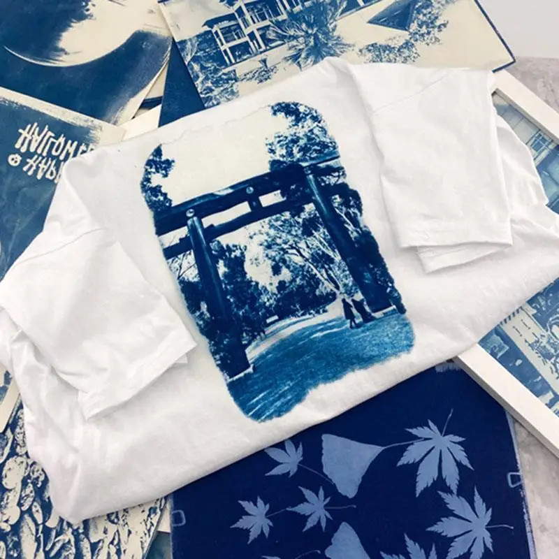 Cyanotype 액체 DIY 재료 패키지 안료 학생 어린이 인쇄 감광성 사진 수공예품 Cyanotiy 세트 수공예품