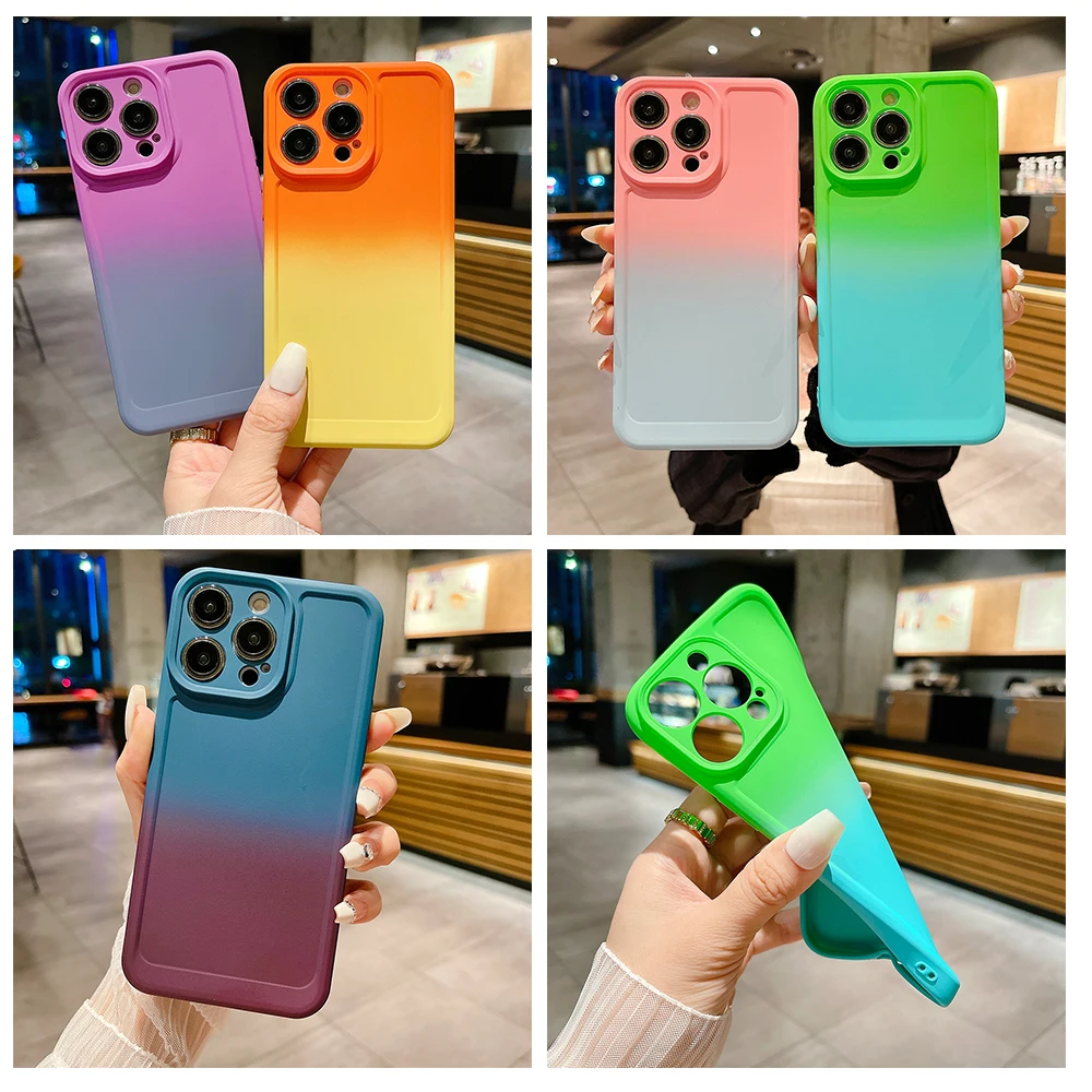 Custodia Sfumata Colorata Spaziale Per Vivo S1 S10E S12 S15 S16E S17E S7 V23 V27E V15 V17 V20 Se V21 V25E V27 Pro 5G Cover Morbida In Tpu